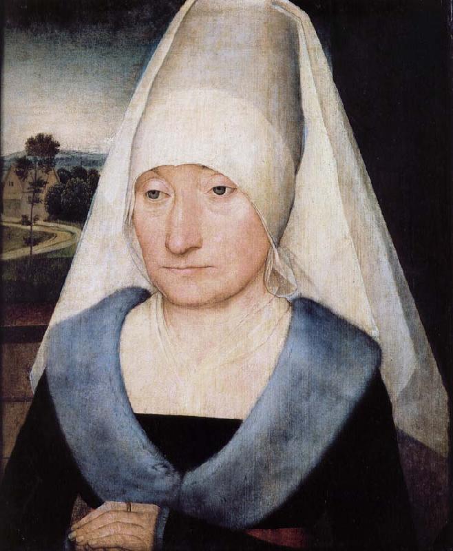 Hans Memling Portrait of elderly women oil painting picture